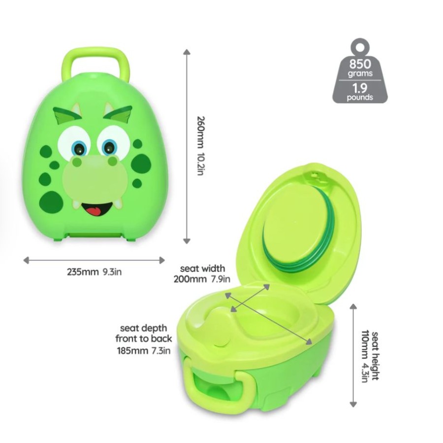 My Carry Potty Φορητό Γιογιό Dinosaur Δεινοσαυράκι