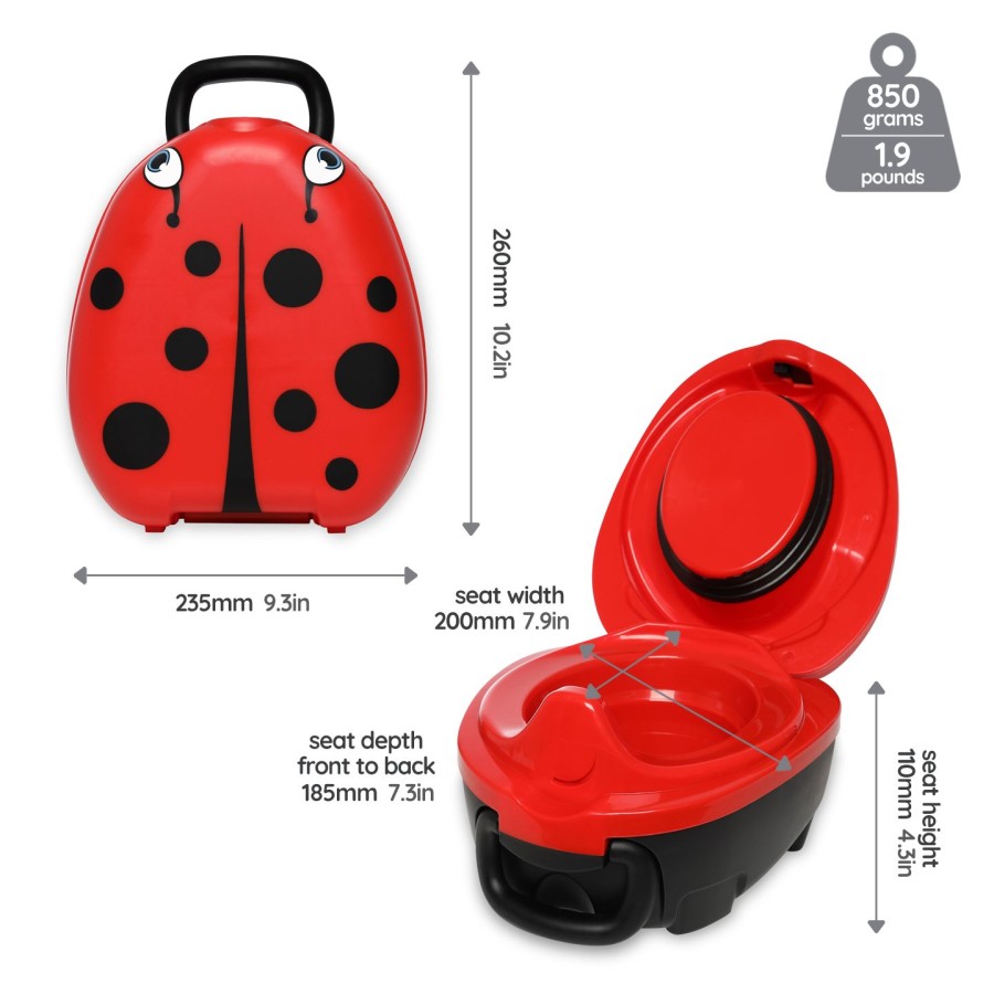My Carry Potty Φορητό Γιογιό Ladybird Πασχαλίτσα