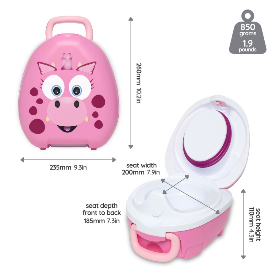 My Carry Potty Γιογιό Τσαντάκι Pink Dragon Ροζ Δράκος