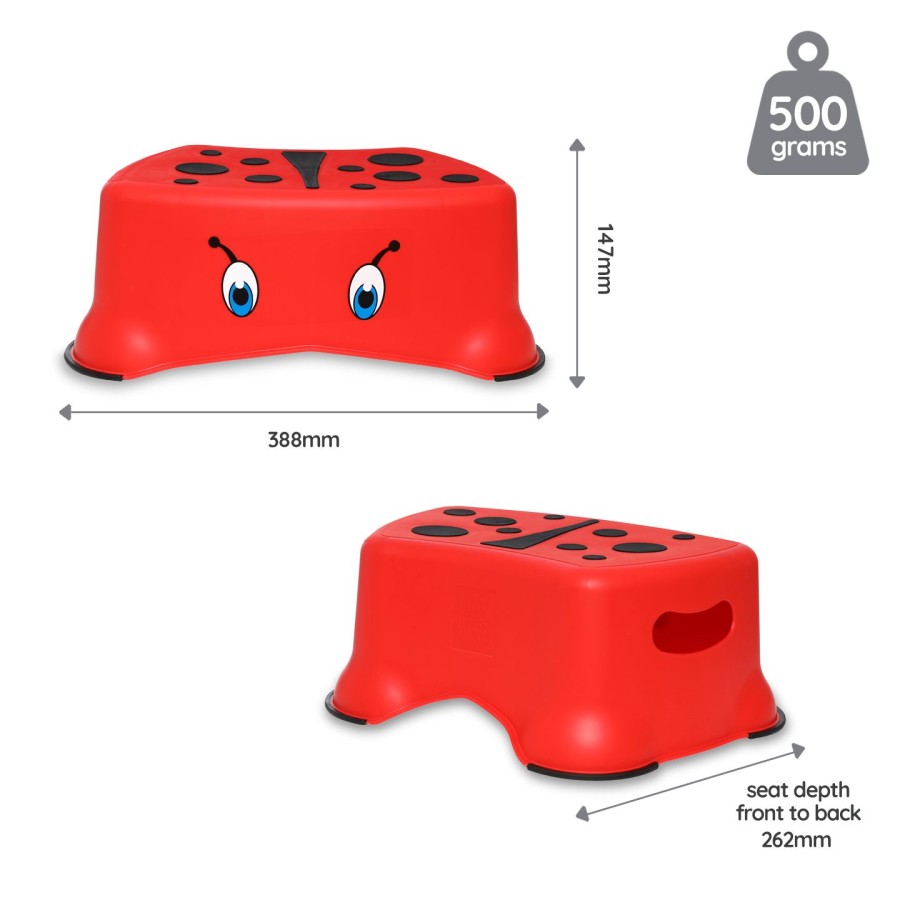 My Carry Potty Παιδικό Βοηθητικό Σκαλοπατάκι Τουαλέτας Ladybird Πασχαλίτσα