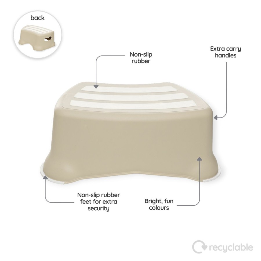 My Carry Potty Παιδικό Βοηθητικό Σκαλοπατάκι Τουαλέτας Natural Beige