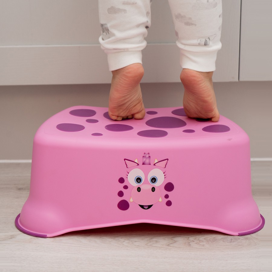 My Carry Potty Παιδικό Βοηθητικό Σκαλοπατάκι Τουαλέτας Pink Dragon Ροζ Δράκος