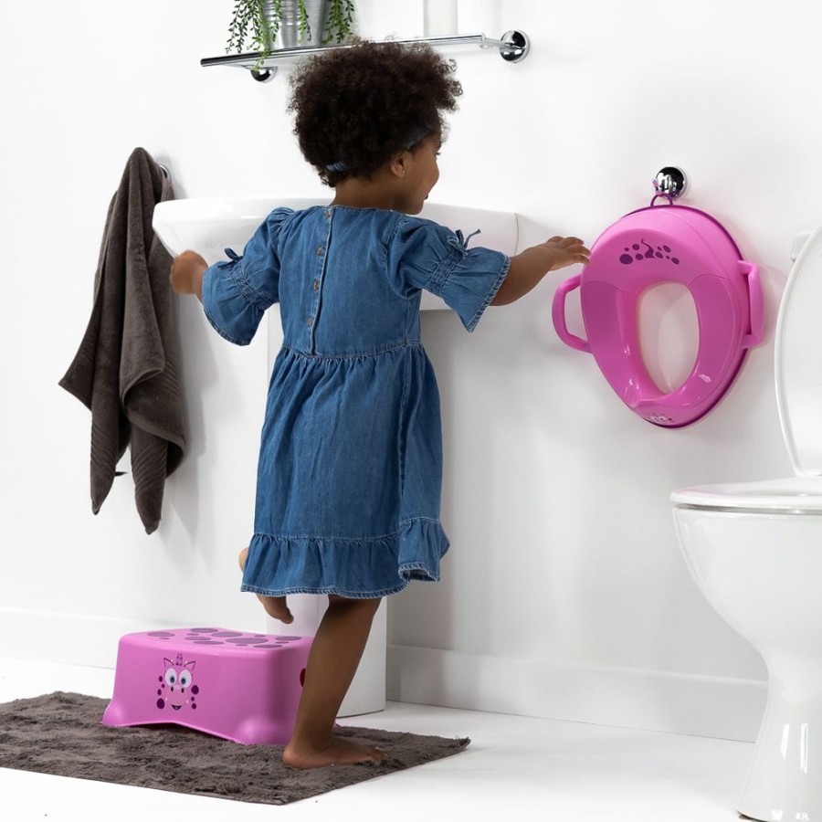 My Carry Potty Παιδικό Βοηθητικό Σκαλοπατάκι Τουαλέτας Pink Dragon Ροζ Δράκος