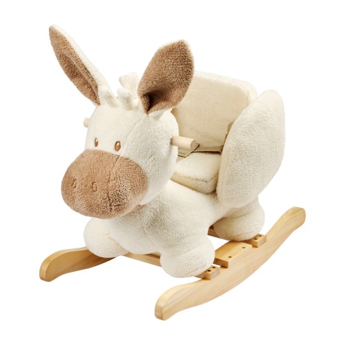Nattou Teddy Παιδικό Κουνιστό Γαϊδουράκι Εκρού 59x33x45εκ.
