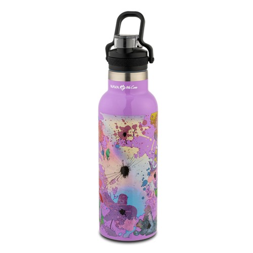 Nava Ανοξείδωτο Μπουκάλι Θερμός We Care Λιλά 500ml 10-016-023