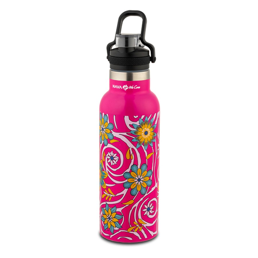 Nava Ανοξείδωτο Μπουκάλι Θερμός We Care Magenta 500ml 10-016-020