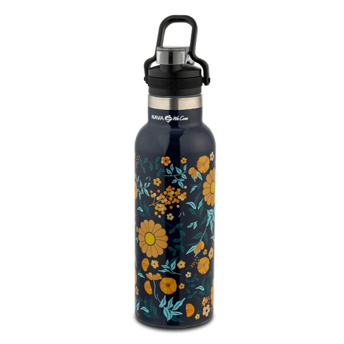 Nava Ανοξείδωτο Μπουκάλι Θερμός We Care Πορτοκαλί 500ml 10-016-021