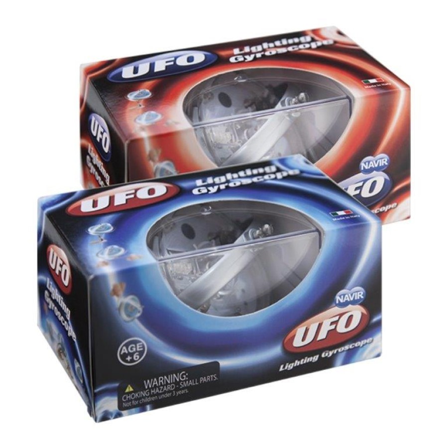 Navir Μεγάλο Παιδικό Γυροσκόπιο Φωτιζόμενο LED UFO