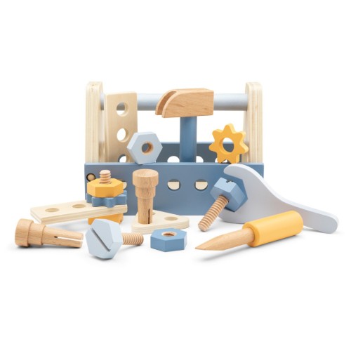 New Classic Toys Παιδικό Ξύλινο Σετ Εργαλειοθήκης Tool Box