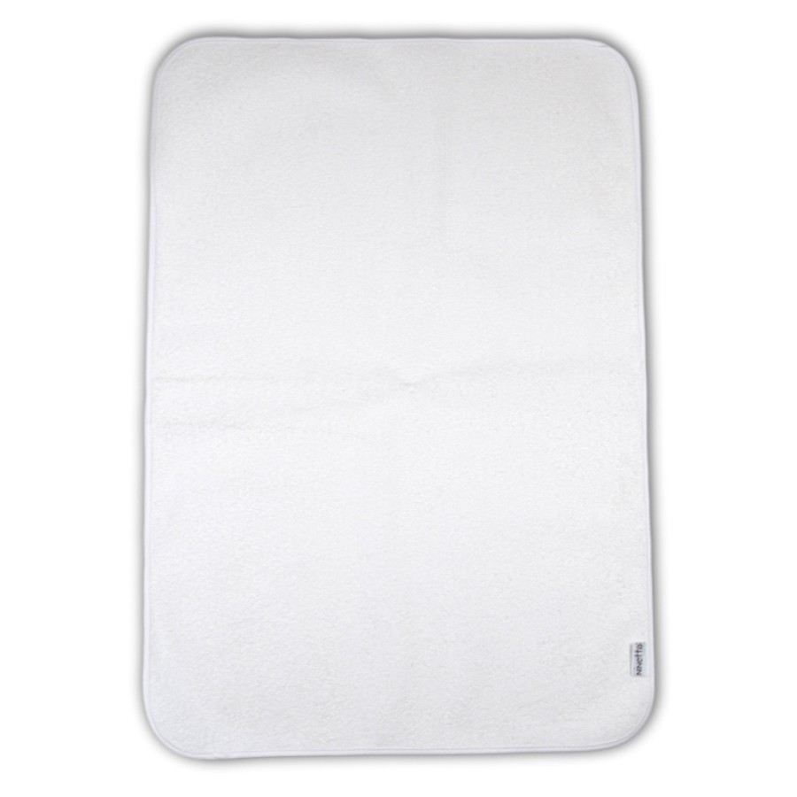 Ninetta Bebe Βαμβακερό Σελτεδάκι Αδιάβροχο 70x140εκ. Λευκό