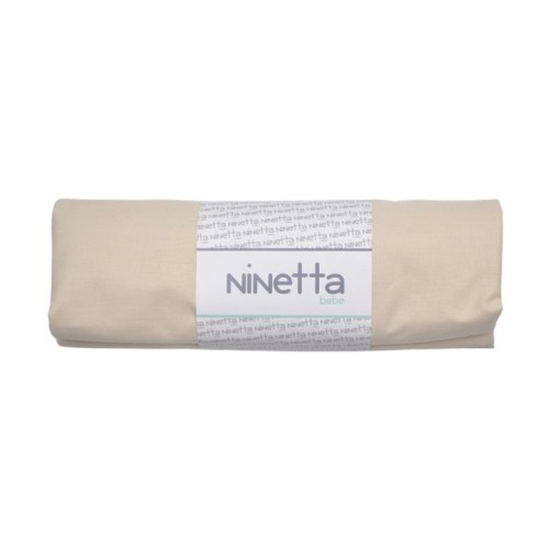 Ninetta Bebe Κατωσέντονο Κούνιας με Λάστιχο Μονόχρωμο 70x140εκ. Μπεζ