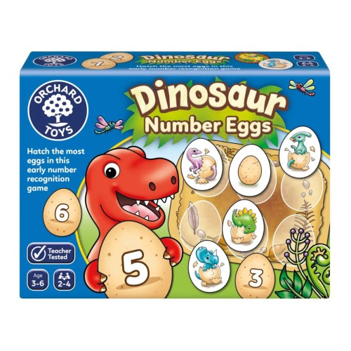 Orchard Toys Εκπαιδευτικό Επιτραπέζιο Dinosaur Number Eggs Αυγά Δεινοσαύρων 3-6 ετών