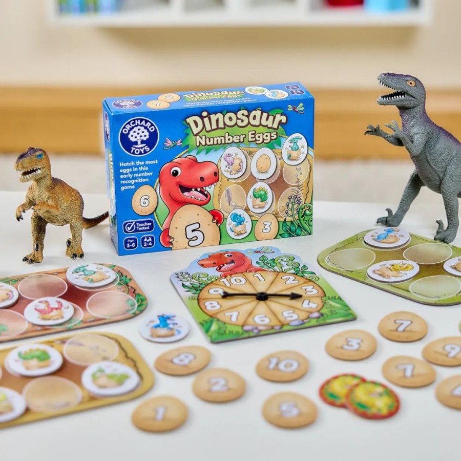Orchard Toys Εκπαιδευτικό Επιτραπέζιο Dinosaur Number Eggs Αυγά Δεινοσαύρων 3-6 ετών