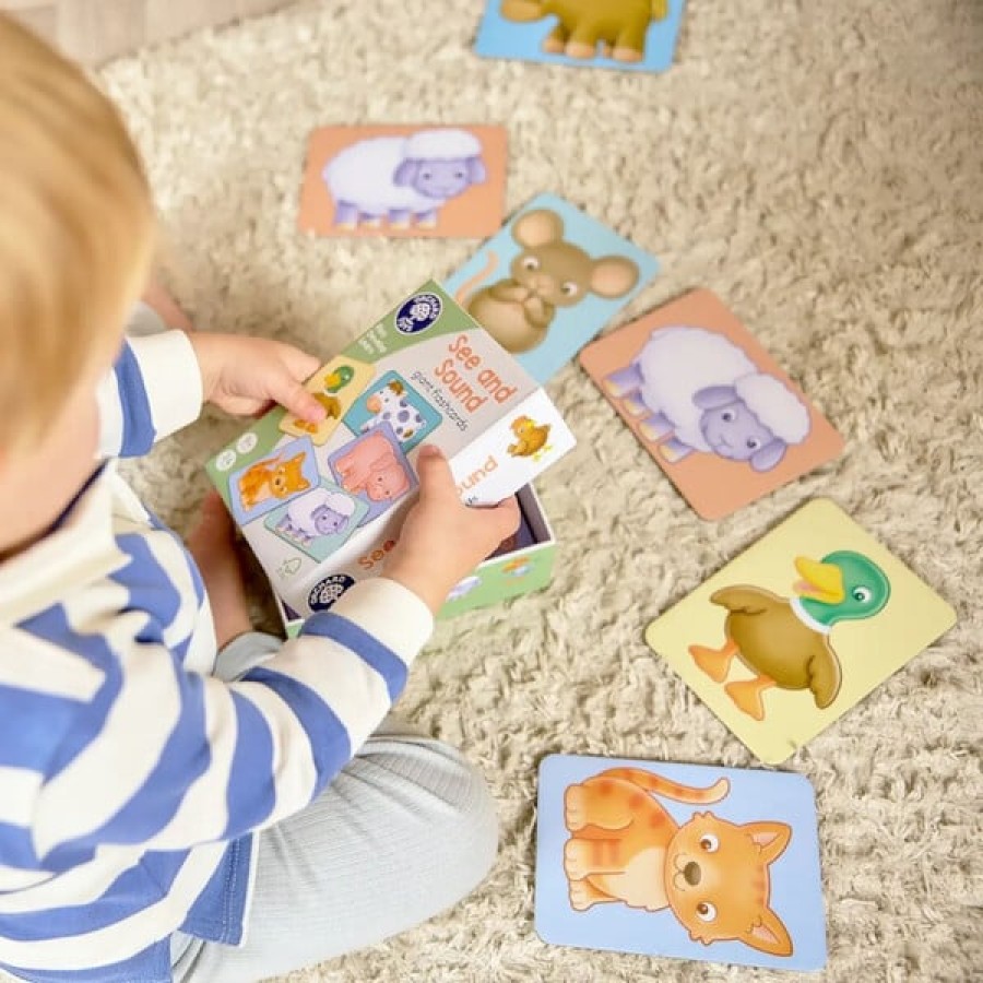 Orchard Toys Εκπαιδευτικές Κάρτες Ζωάκια της Φάρμας & οι Ήχοι τους See and Sound 9+ μηνών