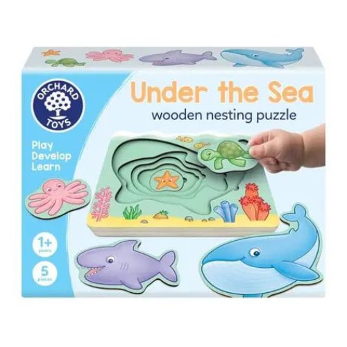 Orchard Toys Peter Εκπαιδευτικό Παζλ Στοίβαξης Βυθός της Θάλασσας 12 μηνών+