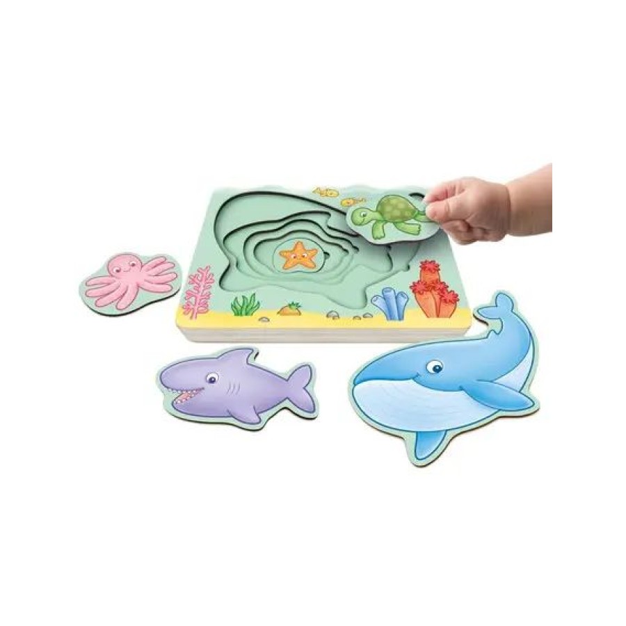 Orchard Toys Peter Εκπαιδευτικό Παζλ Στοίβαξης Βυθός της Θάλασσας 12 μηνών+
