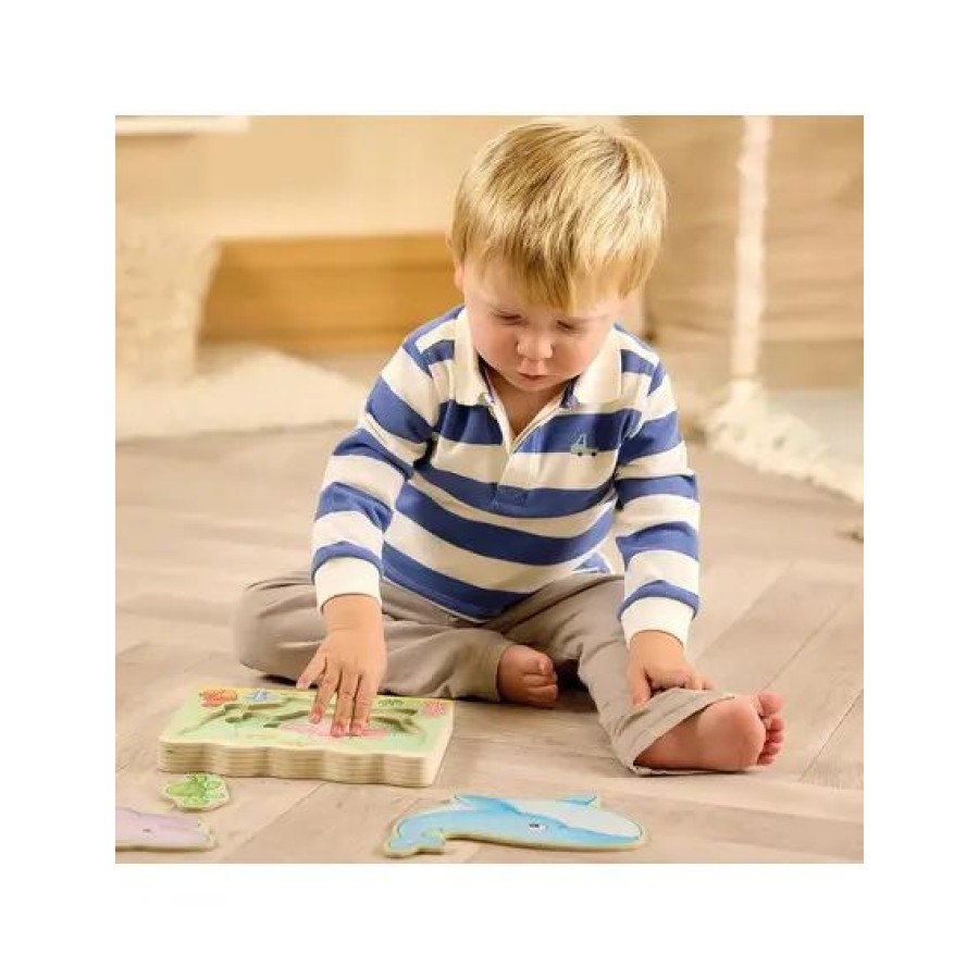 Orchard Toys Peter Εκπαιδευτικό Παζλ Στοίβαξης Βυθός της Θάλασσας 12 μηνών+