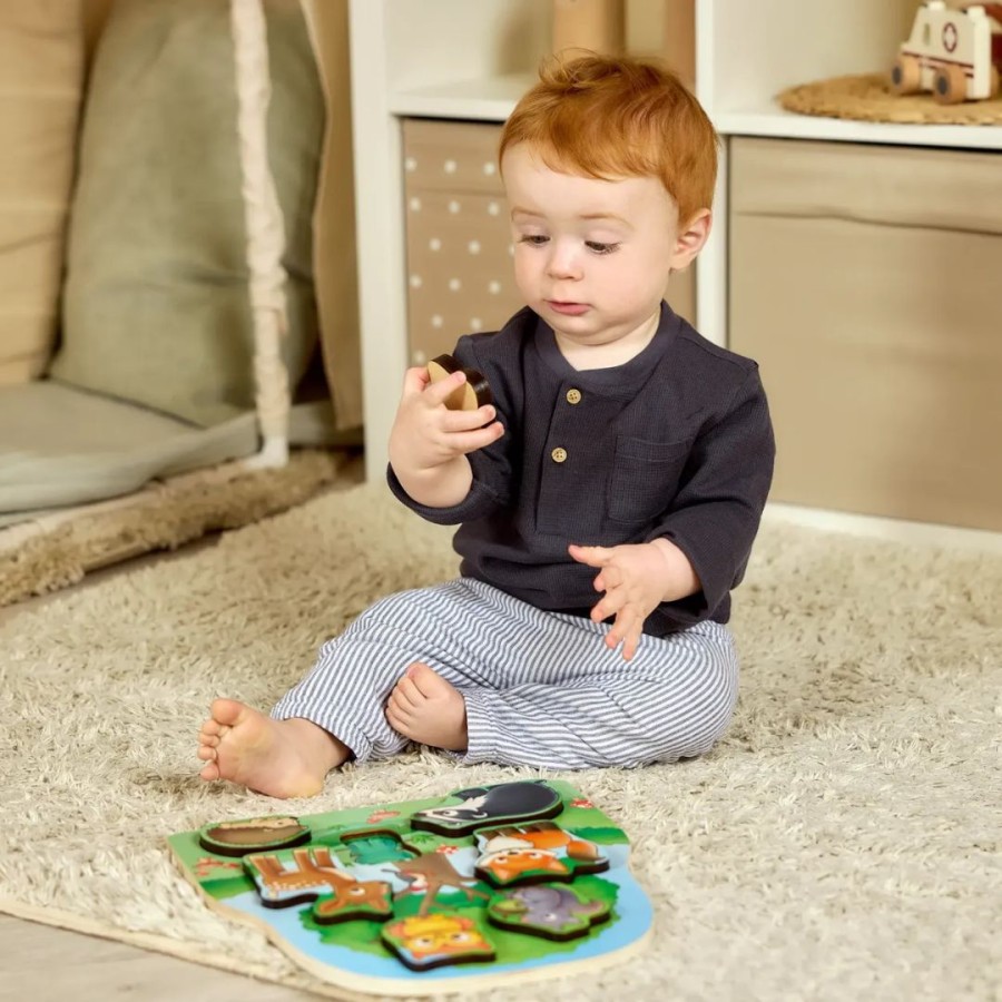 Orchard Toys Εκπαιδευτικό Ξύλινο Παζλ Woodland Ζώα του Δάσους 12+ μηνών