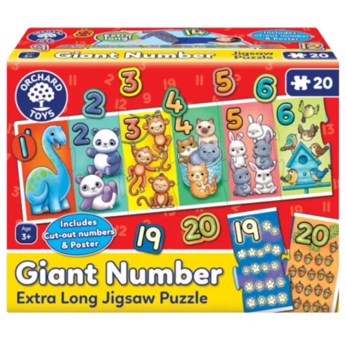 Orchard Toys Giant Number Παζλ Τεράστιοι Αριθμοί 3-6 ετών