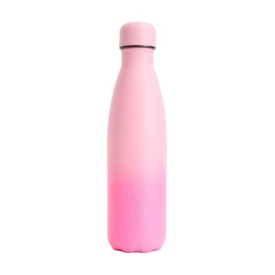 Chilly's Original Μπουκάλι Θερμός Gradient Pastel Pink Fluro Pink 500ml