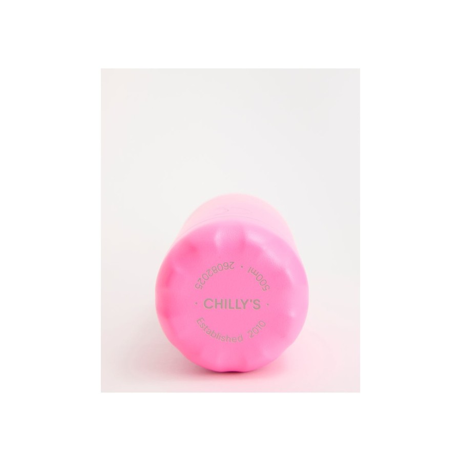 Chilly's Original Μπουκάλι Θερμός Gradient Pastel Pink Fluro Pink 500ml