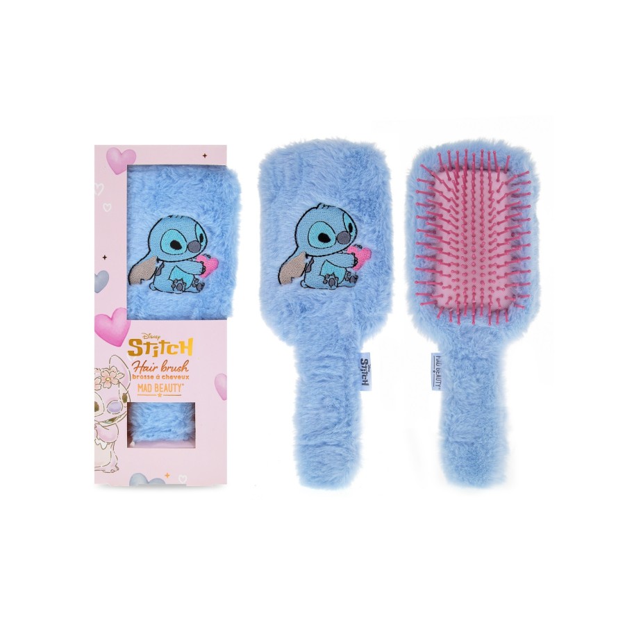 Παιδική Χνουδωτή Βούρτσα Mad Beauty I Heart Stitch Fluffy Hairbrush