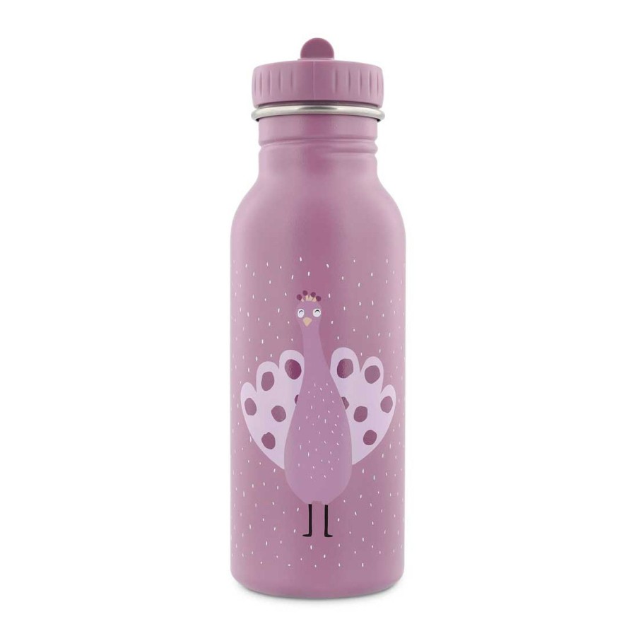 Παιδικό Ανοξείδωτο Μπουκάλι Trixie Mrs. Peacock 500ml Μωβ