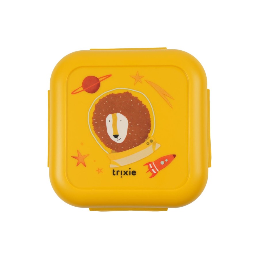 Παιδικό Δοχείο Φαγητού με Κλιπ για Σνακ Trixie Spaceman Mr. Lion
