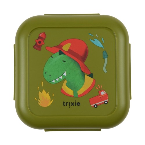 Παιδικό Δοχείο Φαγητού με Κλιπ για Σνακ Trixie Fireman Mr. Dino