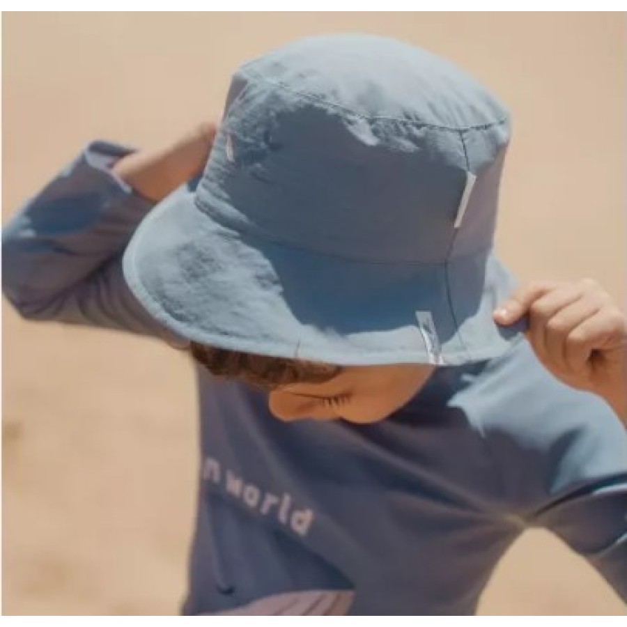 Παιδικό Καπέλο Διπλής Όψης με Προστασία UV Little Dutch Ocean Blue Νο 3 (48,5-50εκ.)