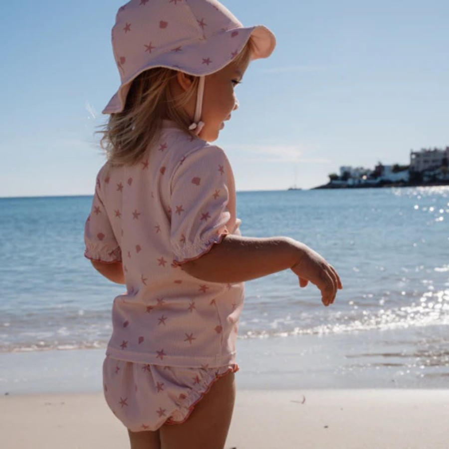 Παιδικό Καπέλο με Προστασία UV Little Dutch Dreamy Seashells Νο 3 (48,5-50εκ.)