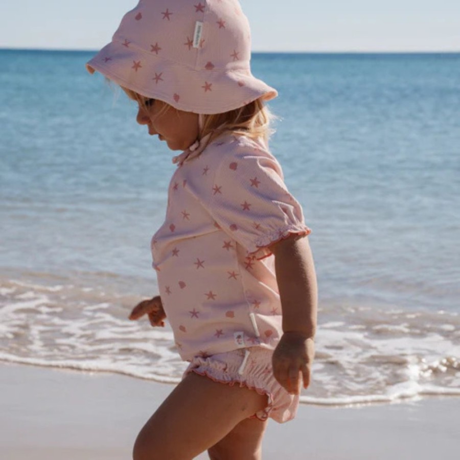 Παιδικό Καπέλο με Προστασία UV Little Dutch Dreamy Seashells Νο 3 (48,5-50εκ.)