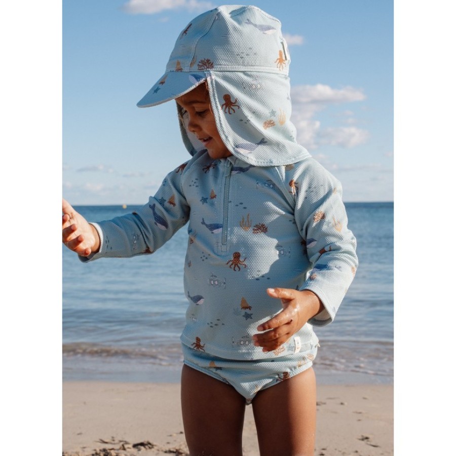 Παιδικό Καπέλο με Προστασία UV Little Dutch Ocean Friends Νο 1 (41-45εκ.)