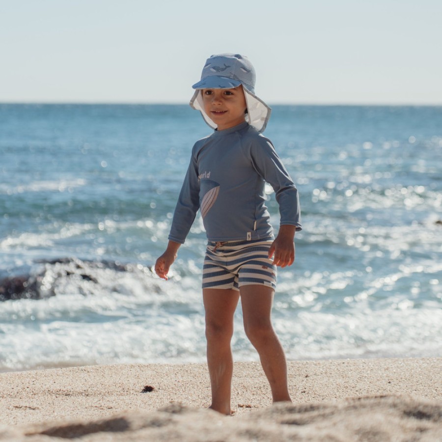 Παιδικό Καπέλο με Προστασία UV Little Dutch Ocean Splash Νο 3 (48,5-50εκ.)