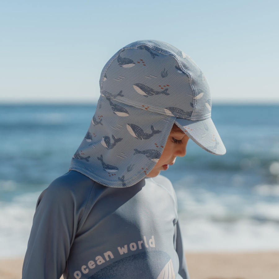Παιδικό Καπέλο με Προστασία UV Little Dutch Ocean Splash Νο 3 (48,5-50εκ.)