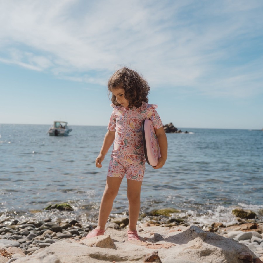 Παιδικό Ολόσωμο Κοντομάνικο Μαγιό Little Dutch Dreamy Mermaid
