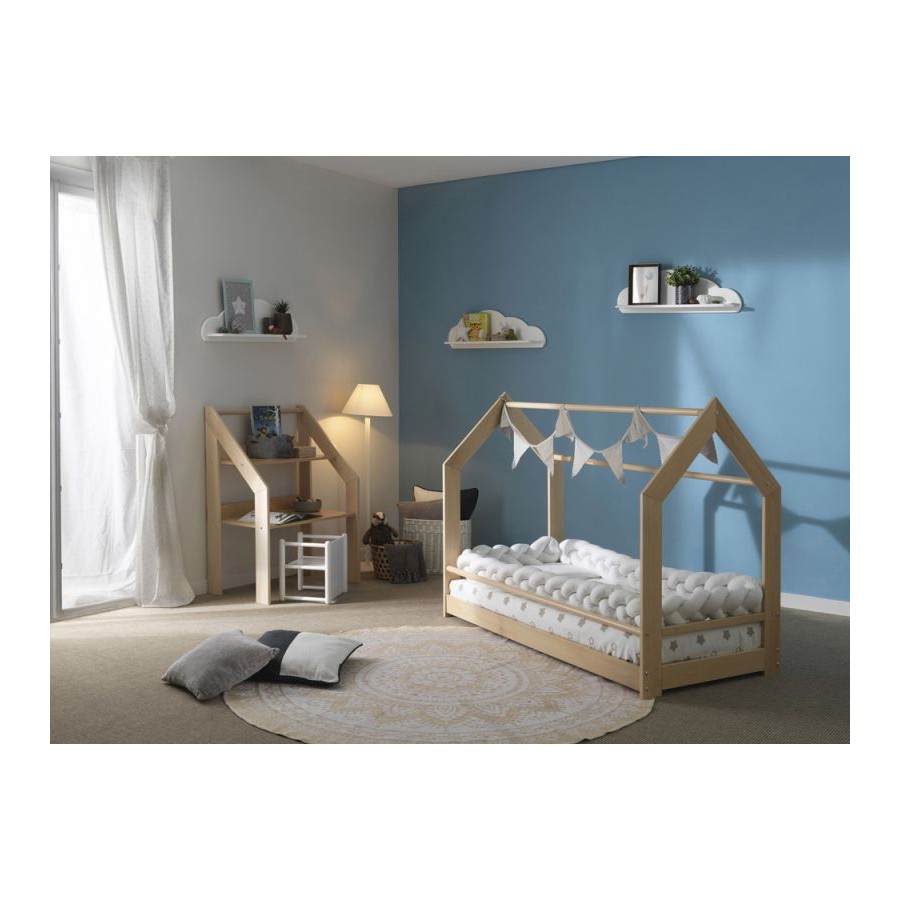 Παιδικό Κρεβάτι Τύπου Montessori PALI Freedom Naturale 160x80x112εκ. (ύψος)
