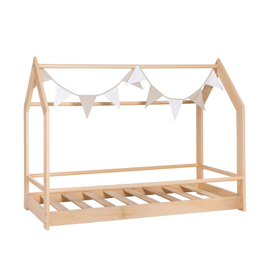 Παιδικό Κρεβάτι Τύπου Montessori PALI Freedom Naturale 160x80x112εκ. (ύψος)