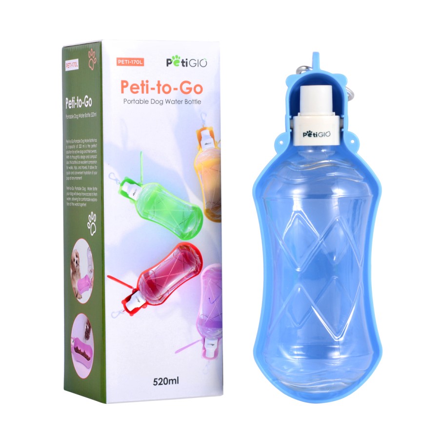 Petigio Φορητο Μπουκαλι Νερου Για Σκυλους 520 Ml
