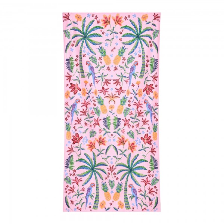 Dock & Bay Πετσέτα Θαλάσσης Quickdry με Μικροΐνες Pink Paradise XL 200x90εκ.