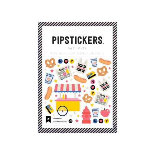 Pipsticks Σετ Αυτοκόλλητα Street Food Pipstickers
