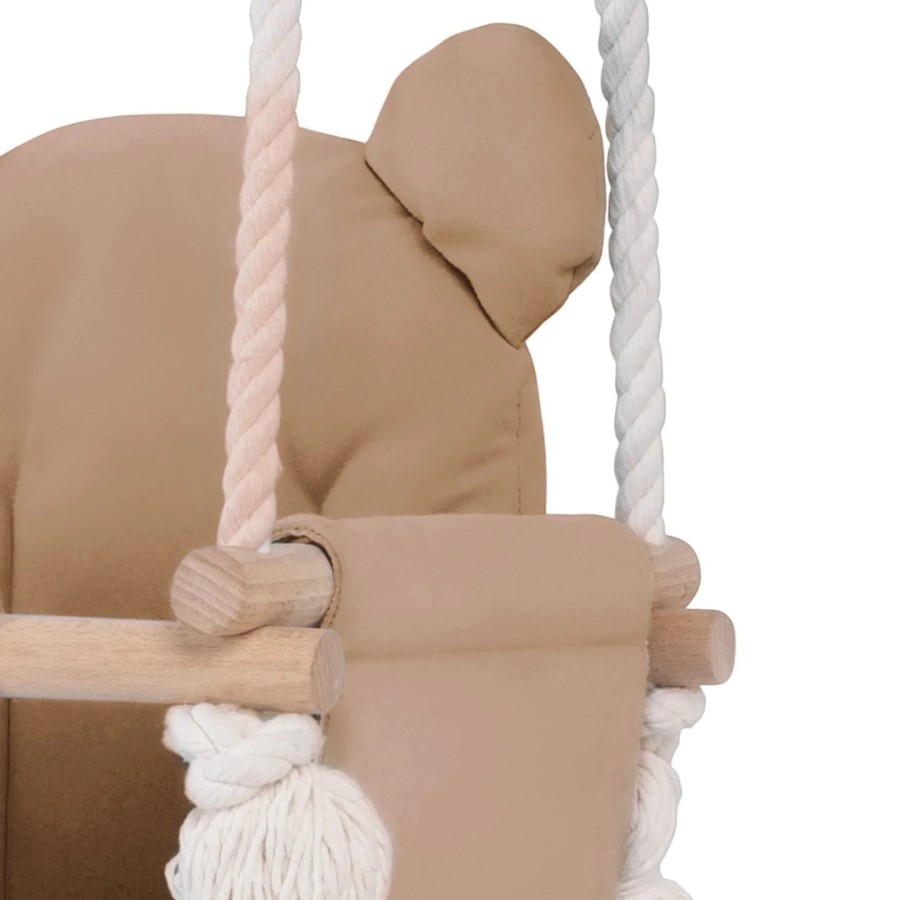Plush Nest Βρεφική Κούνια Teddy Bear Velvet Beige