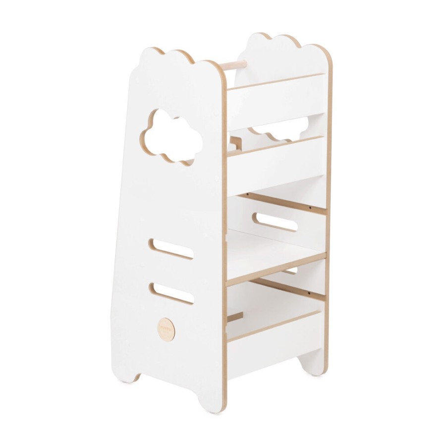 Plush Nest Ξύλινος Πύργος Εκμάθησης 2 Επιπέδων Cloud Wooden Play
