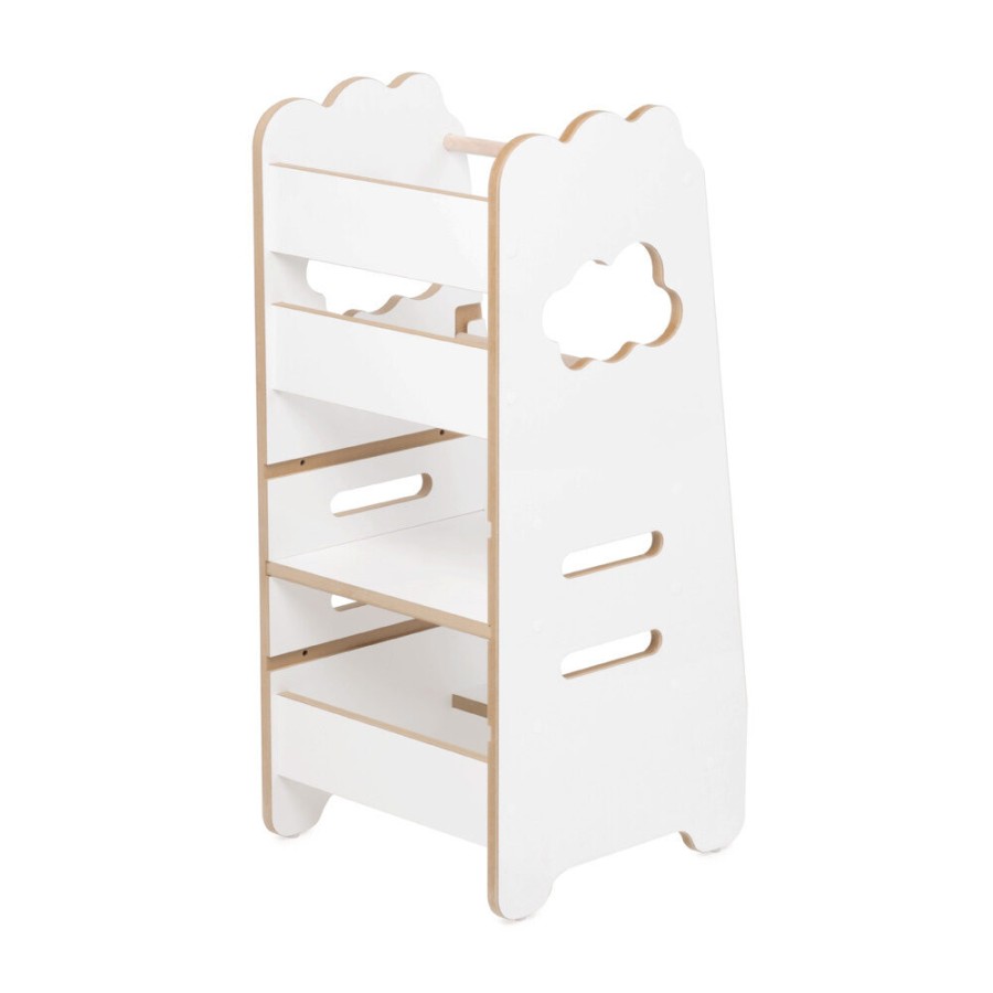 Plush Nest Ξύλινος Πύργος Εκμάθησης 2 Επιπέδων Cloud Wooden Play