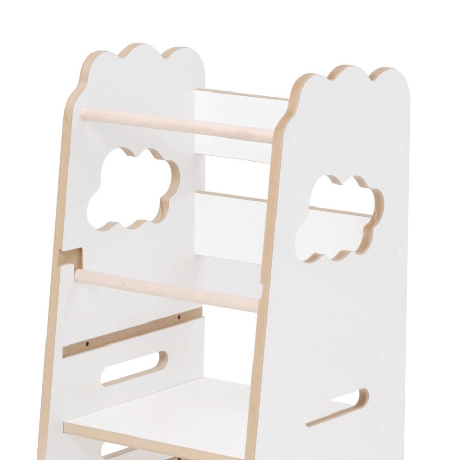 Plush Nest Ξύλινος Πύργος Εκμάθησης 2 Επιπέδων Cloud Wooden Play