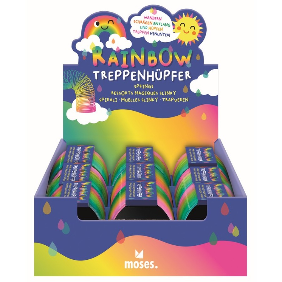 Πολύχρωμο Παιχνίδι Ελατήριο Rainbow Moses