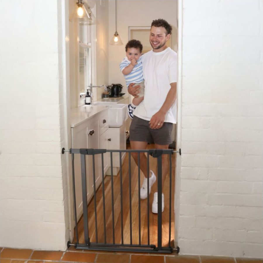 Παιδική Πόρτα Ασφαλείας Dreambaby Advance Low Rise Autoclose Gate Grey 75-81εκ.