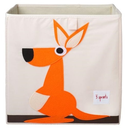 3 sprouts τετράγωνο καλάθι για τα παιχνίδια Storage Box kangaroo