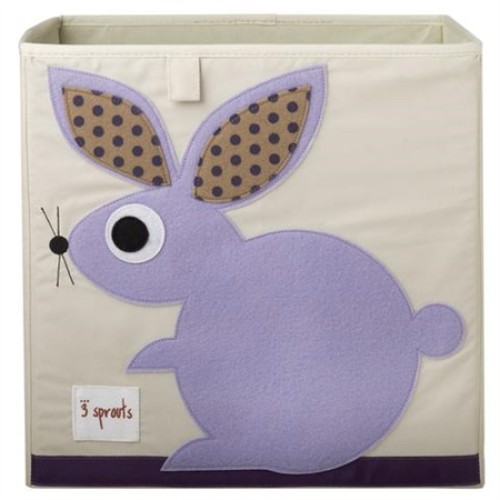 3 sprouts τετράγωνο καλάθι για τα παιχνίδια Storage Box rabbit
