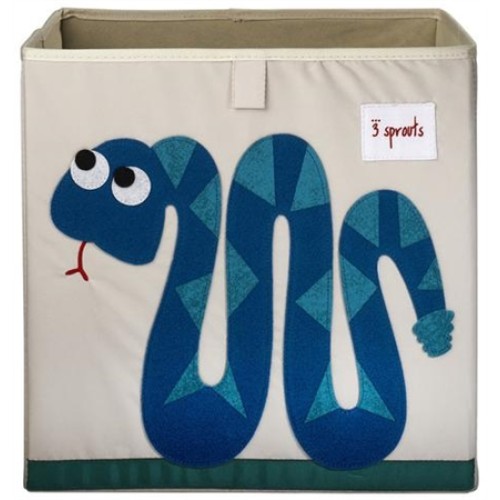 3 sprouts τετράγωνο καλάθι για τα παιχνίδια Storage Box snake